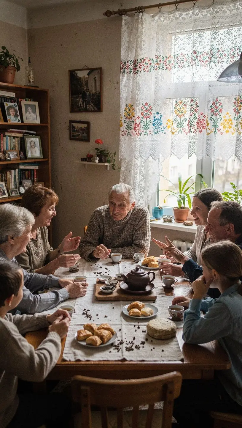 Pu-erh arbata, paruošta iš subrendusių lapų, pateikta gražioje keraminėje arbatos puodelyje.