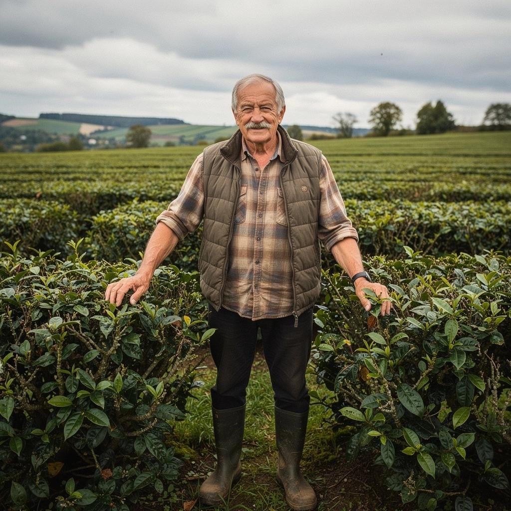 Pu-erh arbatos pakuotė, nurodanti naudingas savybes cholesterolio ir spaudimo valdymui.